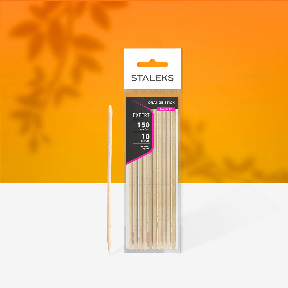 STALEKS EXPERT Bastoncino d’arancio in legno, 150 mm (10 pz)