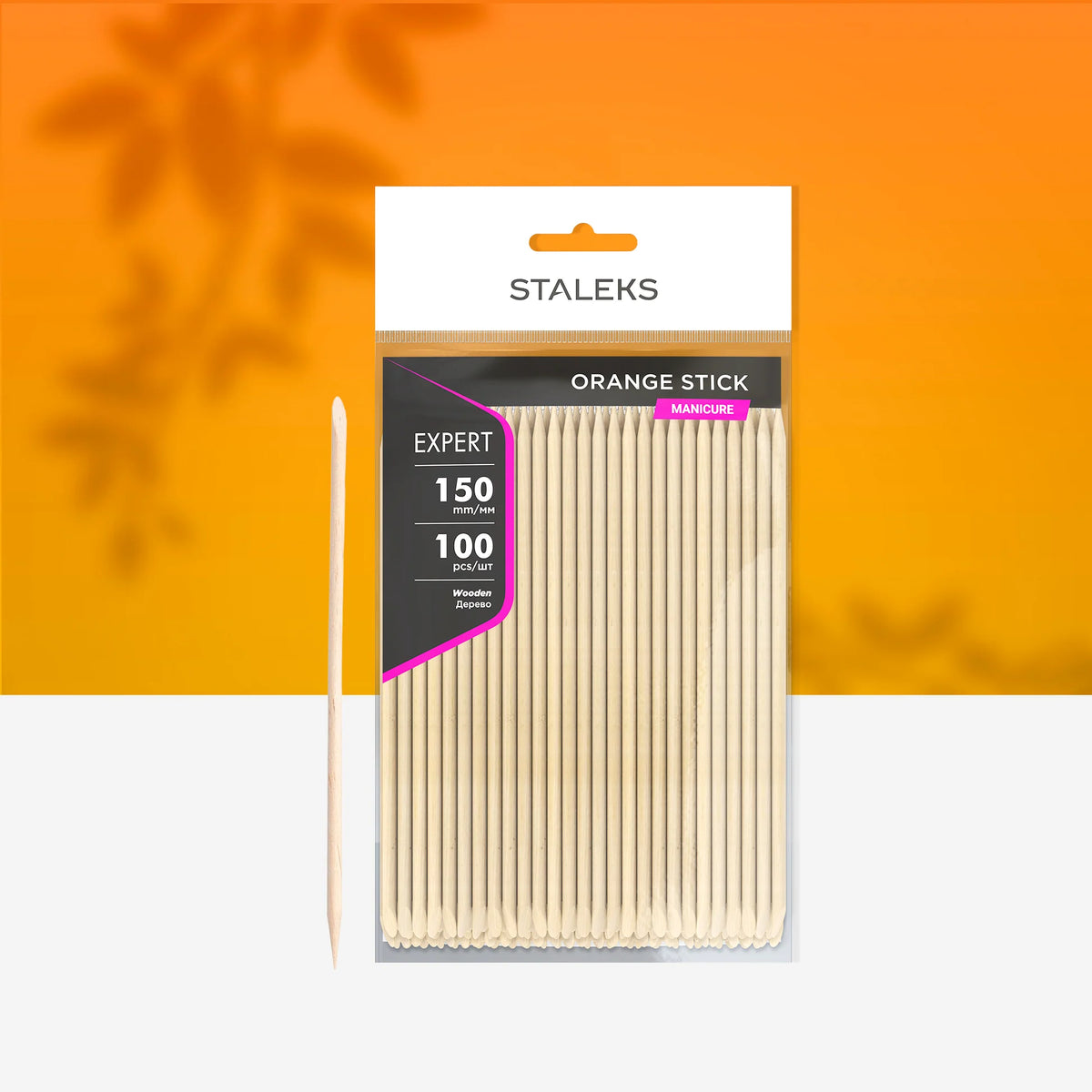 STALEKS EXPERT Bastoncino d’arancio in legno, 150 mm (100 pz)
