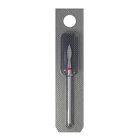 STALEKS EXPERT Fresa diamantata «Fiamma acuta» rossa, diametro 2,3 mm, parte lavorativa 8 mm