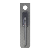 STALEKS EXPERT Fresa diamantata a goccia rossa, diametro 2,3 mm, parte lavorativa 5 mm