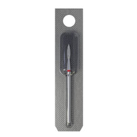 STALEKS EXPERT Fresa diamantata a fiamma acuta rossa, diametro 2,1 mm, parte lavorativa 8 mm