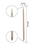 STALEKS EXPERT Bastoncino d’arancio in legno, 150 mm (100 pz)