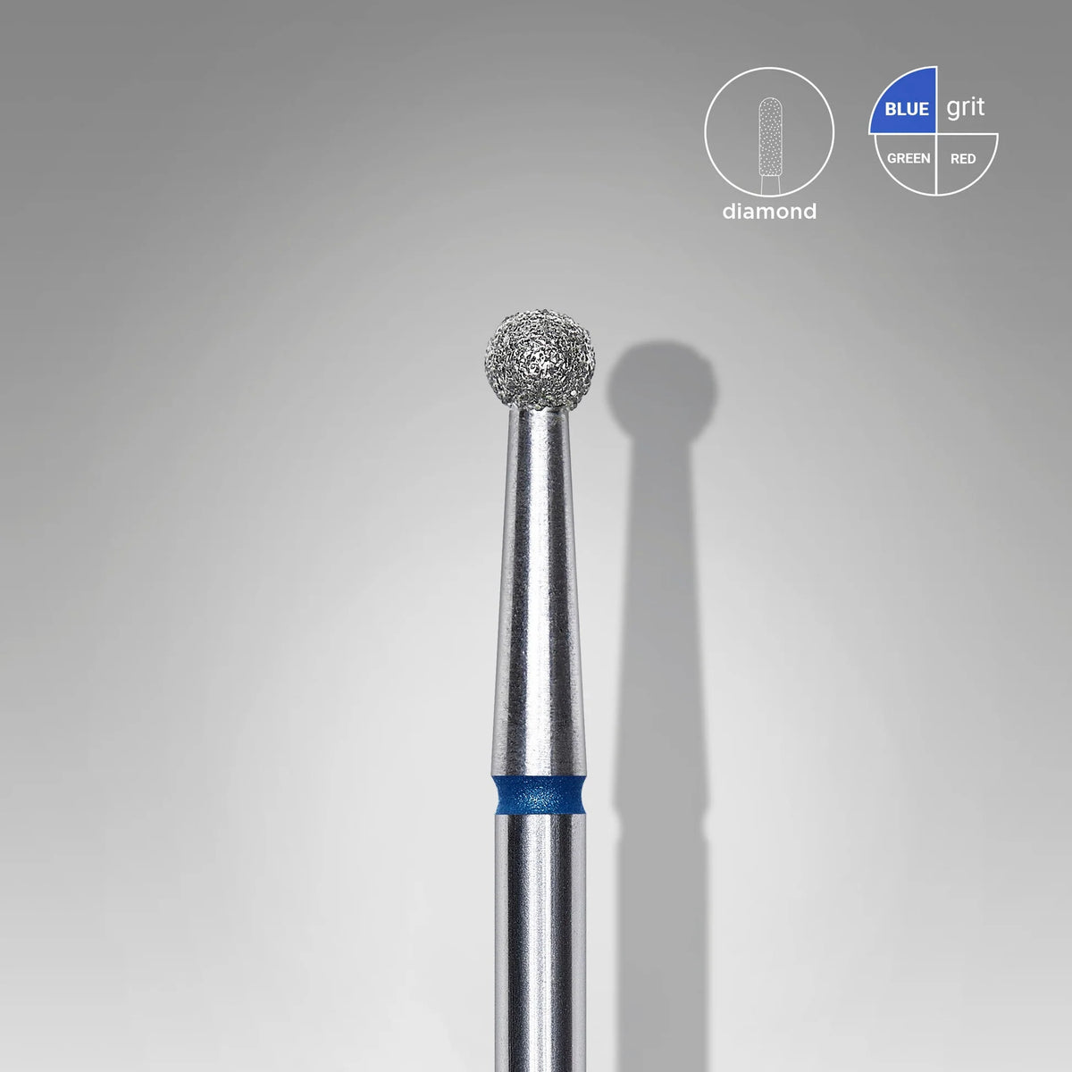 STALEKS EXPERT Punta diamantata sfera blu, diametro 2,7 mm