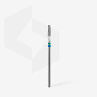 STALEKS EXPERT Fresa diamantata DUO Cono blu-verde, diametro 2,5 mm, parte lavorativa 8 mm