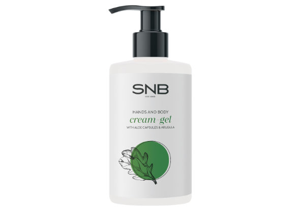 Crema Gel Per Mani E Corpo Con Sfere Di Aloe Vera Ed Estratto Di Rucola 250 ml