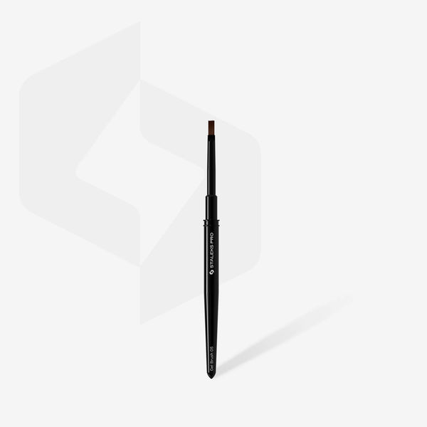 STALEKS EXPERT 05 Pennello per il gel dritto, larghezza 5 mm/lunghezza 8,5 mm