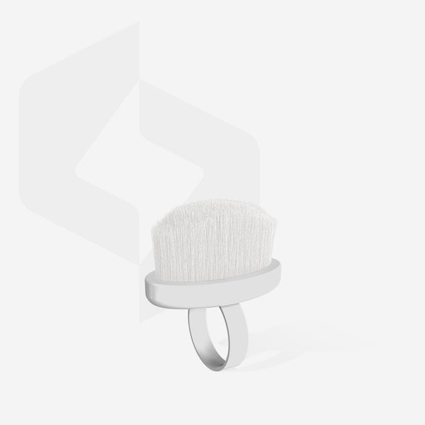 STALEKS EXPERT 03 Mini Spazzolina anello per la rimozione della polvere dalle unghie (10 pz)