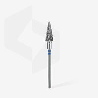 STALEKS EXPERT Fresa in metallo duro per mancini «Cono» blu, diametro 6 mm, parte lavorativa 14 mm