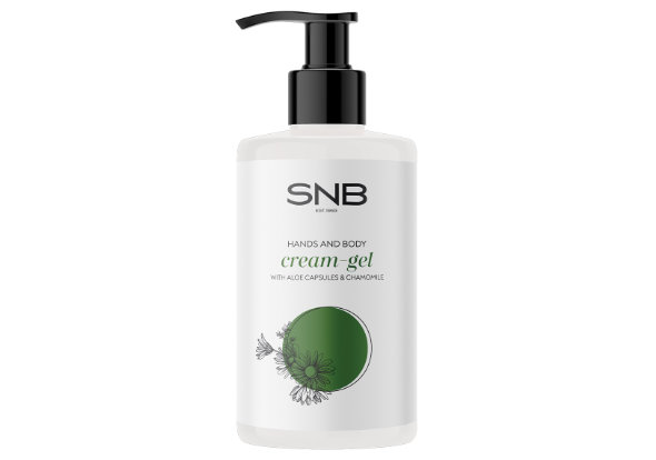 Crema Gel Per Mani E Corpo Con Aloe Vera Ed Estratto Di Camomilla 250 ml