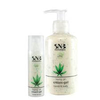 Crema Gel Per Mani E Corpo Con Sfere Di Aloe Vera E Olio Di Canapa 30 ml