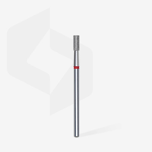 STALEKS EXPERT Fresa diamantata «Cilindro» rossa, diametro 2,5 mm, parte lavorativa 6 mm