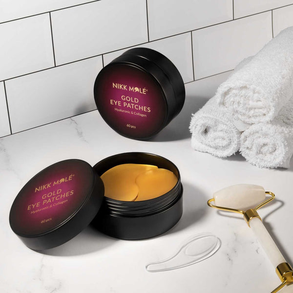 Patch Nikk Mole Gold con acido ialuronico e collagene