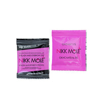 Set di tinte per sopracciglia e ciglia Blu-Nero Nikk Mole 8 bustine da 5 ml