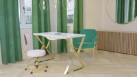 Tavolo cosmetico Afinia Art Déco X Gold New