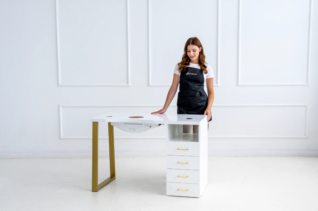 Tavolo cosmetico Afinia Frame Gold