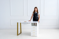 Tavolo cosmetico Afinia Frame Gold