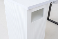 Tavolo cosmetico Afinia Prime White rigato