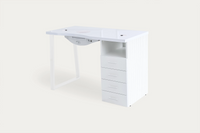Tavolo cosmetico Afinia Prime White rigato