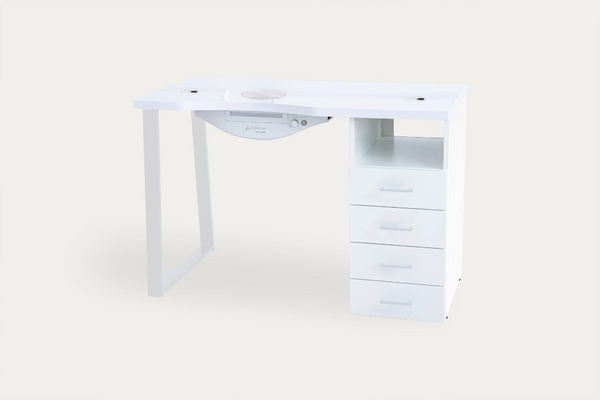 Tavolo cosmetico Afinia Prime White rigato