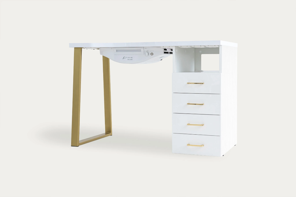 Tavolo cosmetico Afinia Prime Gold rigato