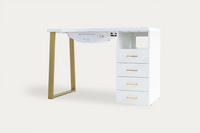 Tavolo cosmetico Afinia Prime Gold rigato
