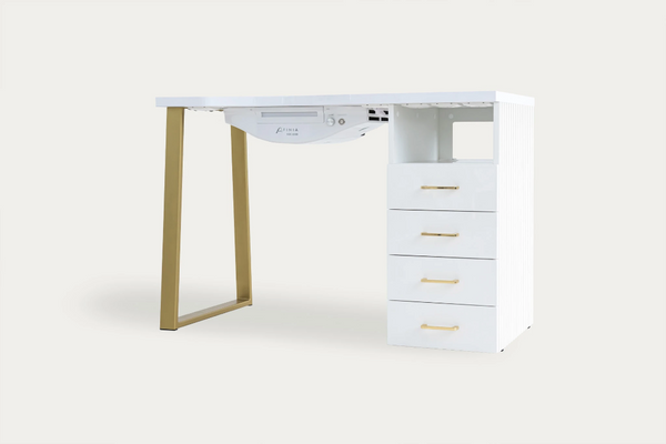 Tavolo cosmetico Afinia Prime Gold rigato