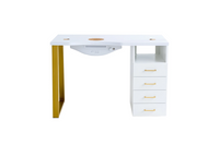Tavolo cosmetico Afinia Prime Gold rigato
