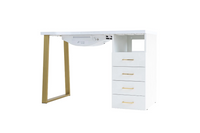 Tavolo cosmetico Afinia Prime Gold rigato