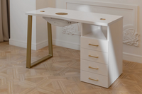 Tavolo cosmetico Afinia Prime Gold rigato