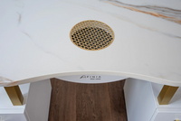 Tavolo manicure Afinia Calacatta