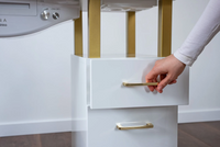 Tavolo manicure Afinia Calacatta