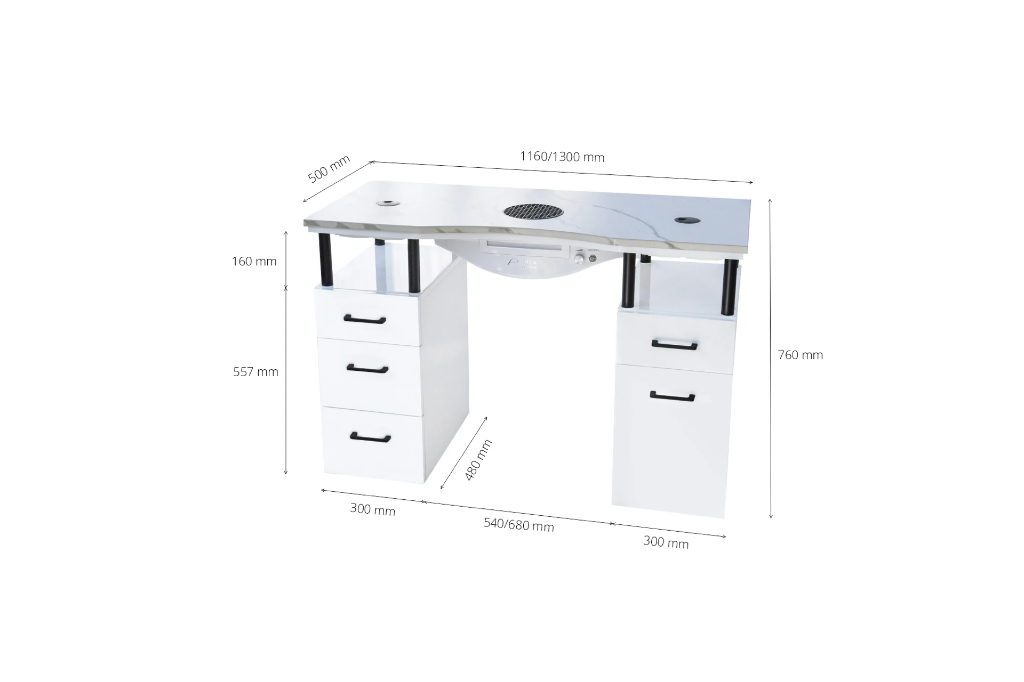 Tavolo Cosmetico Afinia Basic in Gres Porcellanato