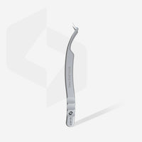 STALEKS EXPERT 45 TYPE 2 Pinzetta professionale con tacche per allungamento delle ciglia, a forma di L, 40°
