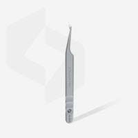 STALEKS EXPERT 45 TYPE 8 Pinzetta professionale con tacche per allungamento delle ciglia, mini L