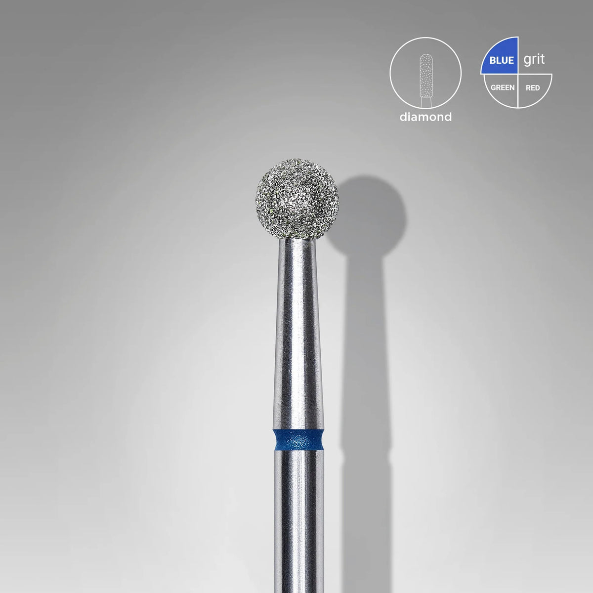 STALEKS EXPERT Punta diamantata sfera blu, diametro 4 mm