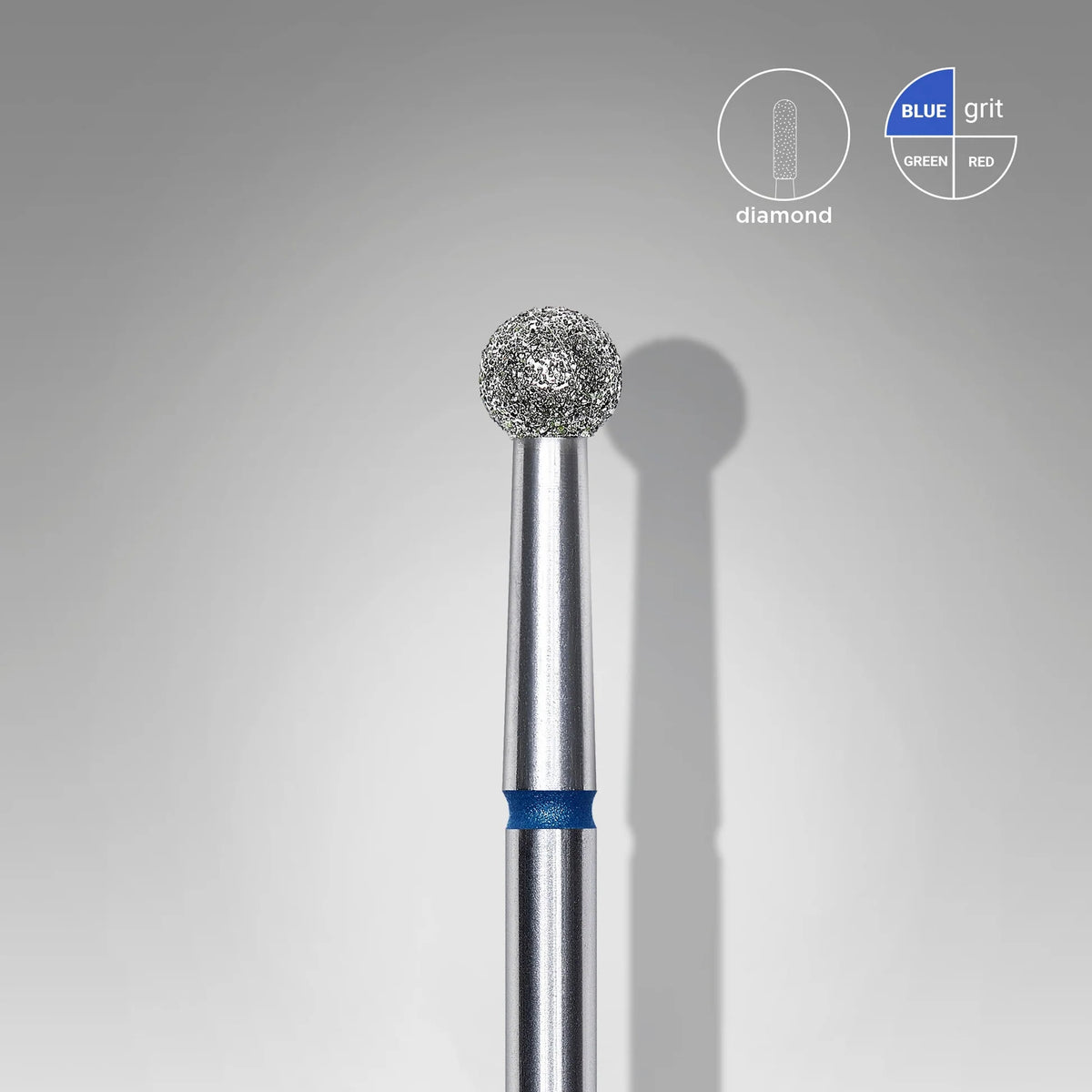 STALEKS EXPERT Punta diamantata a sfera blu, diametro 3,5 mm
