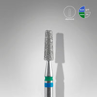STALEKS EXPERT Fresa diamantata DUO Cono blu-verde, diametro 2,5 mm, parte lavorativa 8 mm