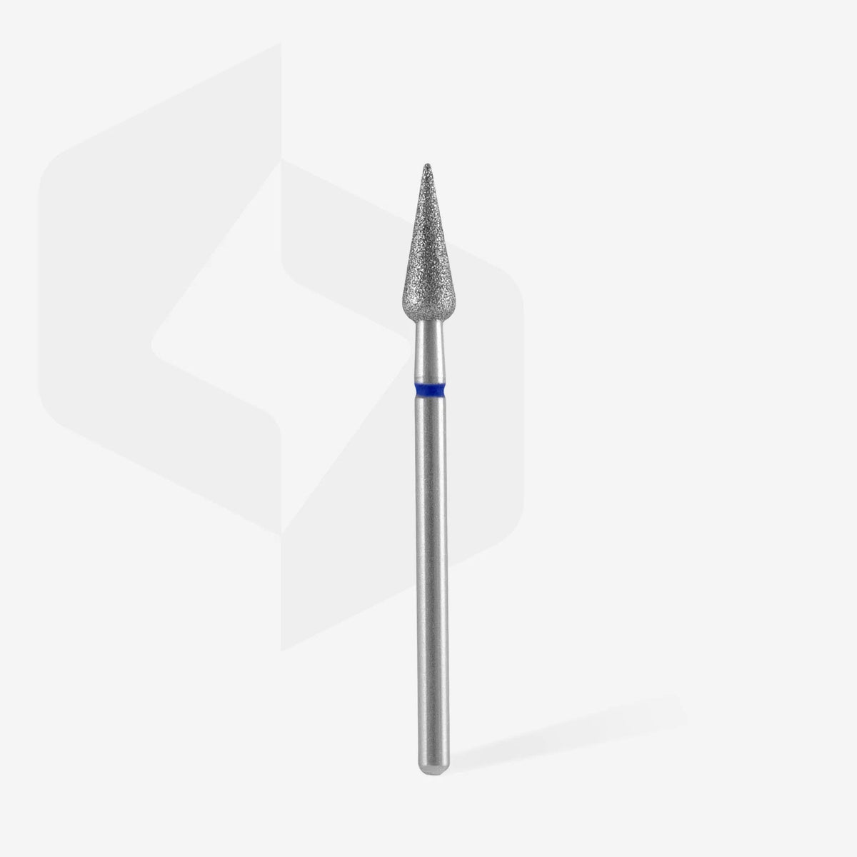 STALEKS EXPERT Fresa diamantata «Pera acuta» blu, diametro 4 mm, parte lavorativa 12 mm