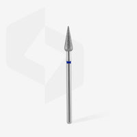 STALEKS EXPERT Fresa diamantata «Pera acuta» blu, diametro 4 mm, parte lavorativa 12 mm