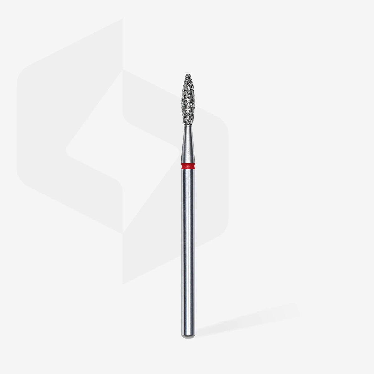 STALEKS EXPERT Fresa diamantata «Fiamma» rossa, diametro 2,1 mm, parte lavorativa 8 mm