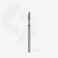 STALEKS EXPERT Fresa diamantata «Fiamma» blu, diametro 2,3 mm, parte lavorativa 10 mm
