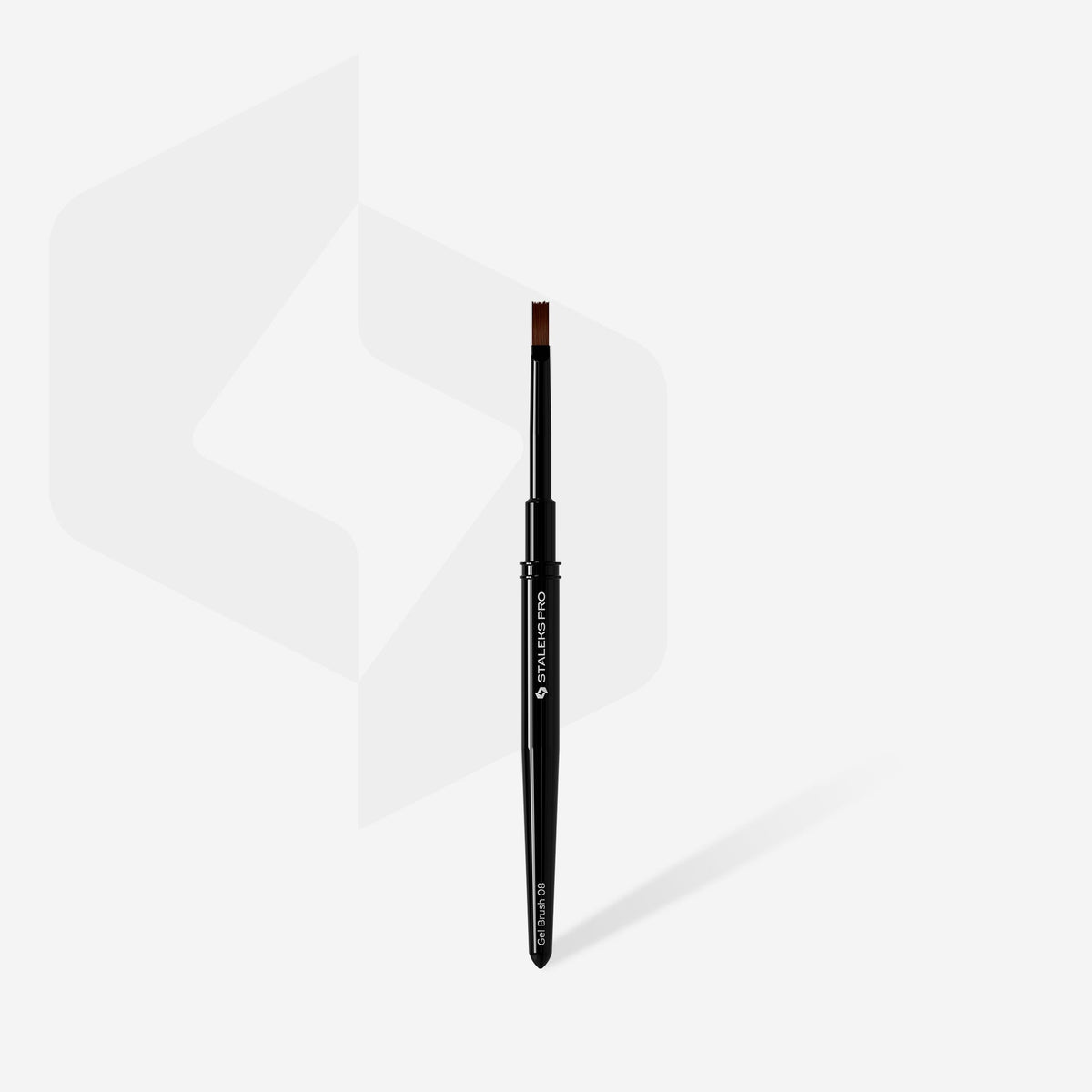 STALEKS EXPERT 08 Pennello per il gel dritto, larghezza 6 mm/lunghezza 10 mm