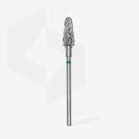 STALEKS EXPERT Fresa in metallo duro «cono troncato» verde, diametro 6 mm, parte lavorativa 14 mm