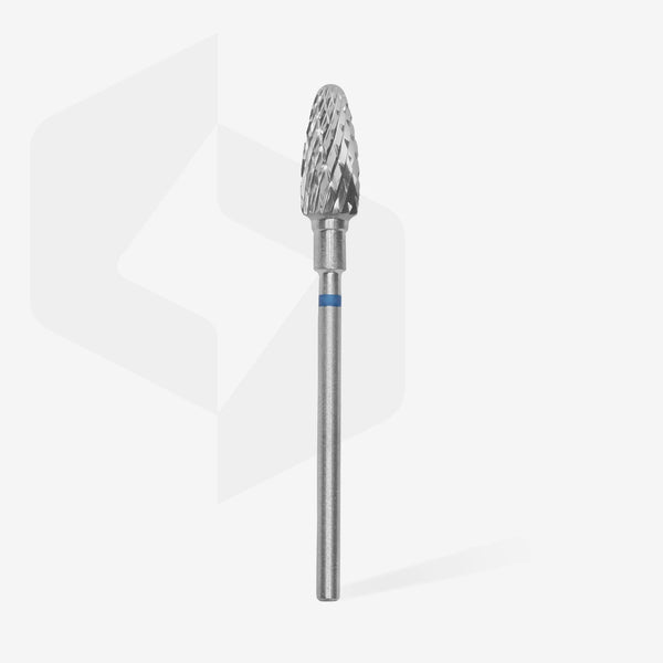 STALEKS EXPERT Fresa in metallo duro a grani di mais blu, diametro 6 mm, parte lavorativa 14 mm