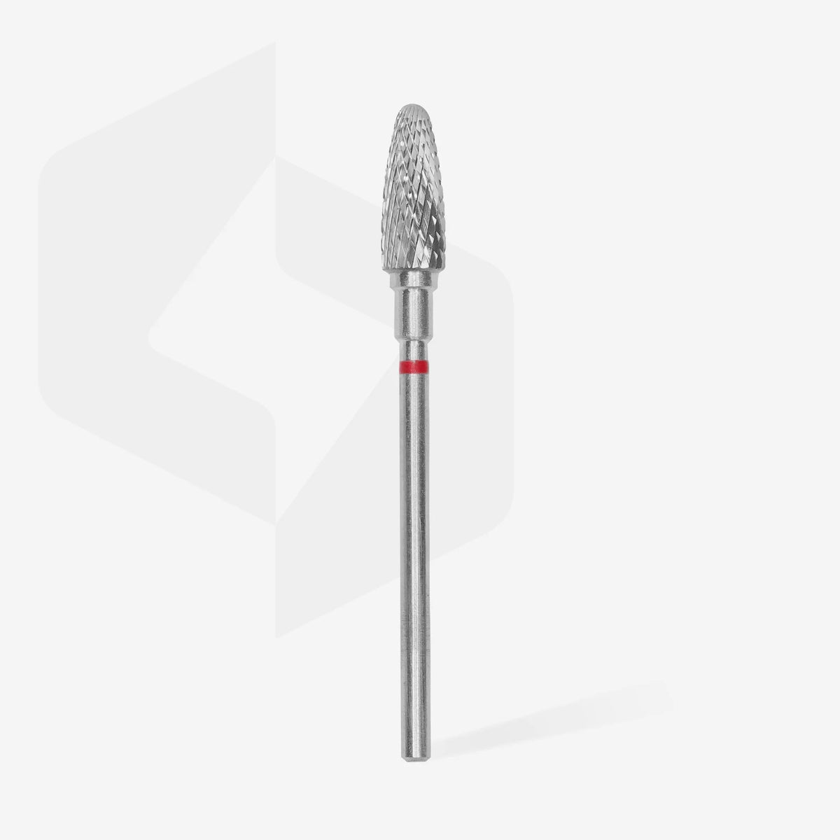 STALEKS EXPERT Fresa in metallo duro a grani di mais rossa, diametro 5 mm, parte lavorativa 13 mm