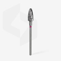 STALEKS EXPERT Fresa in metallo duro a mais viola, diametro 6 mm, parte lavorativa 14 mm