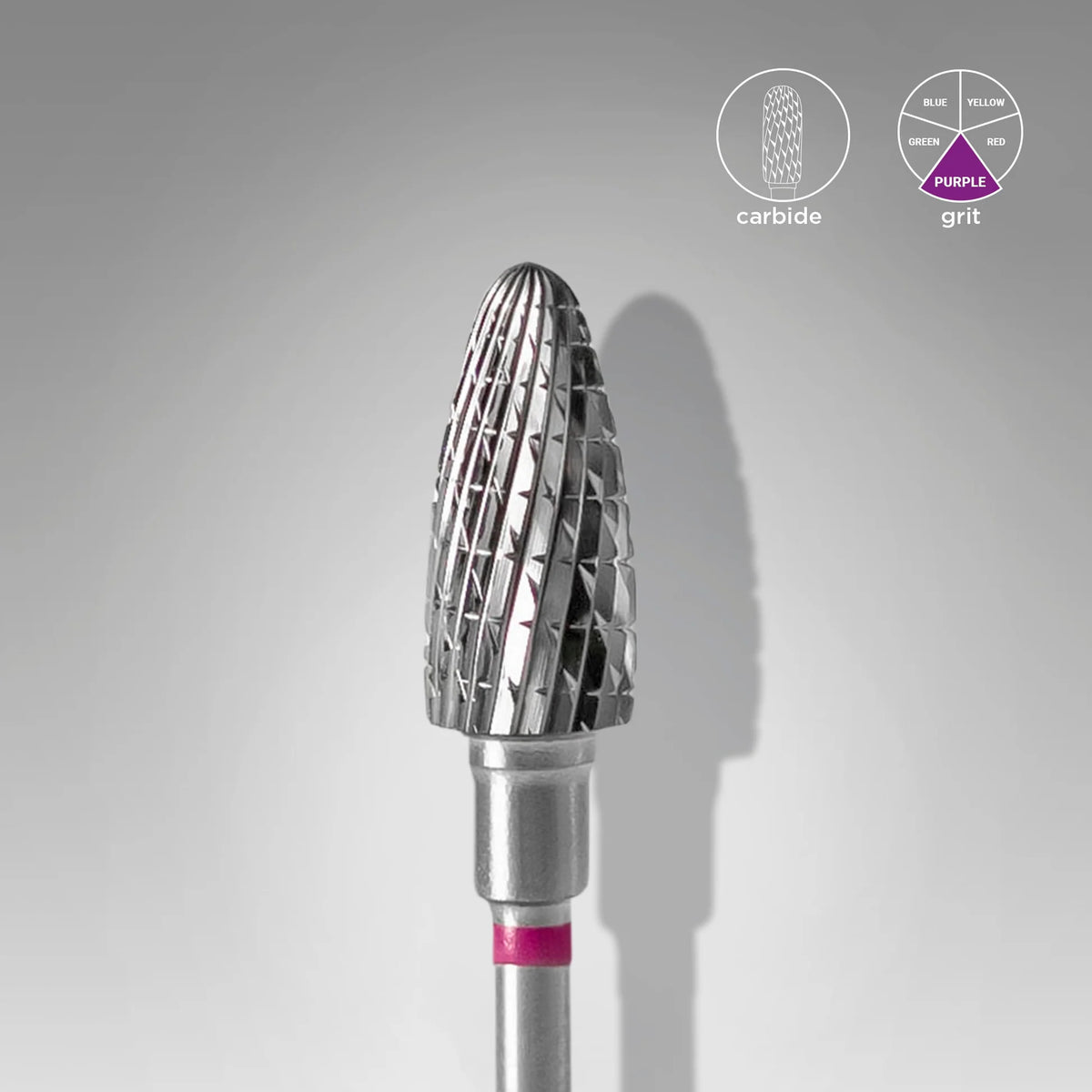 STALEKS EXPERT Fresa in metallo duro a mais viola, diametro 6 mm, parte lavorativa 14 mm