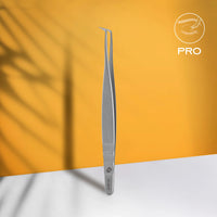 STALEKS EXPERT 40 TYPE 2 Pinzetta professionale per allungamento delle ciglia, a forma di L, 70°