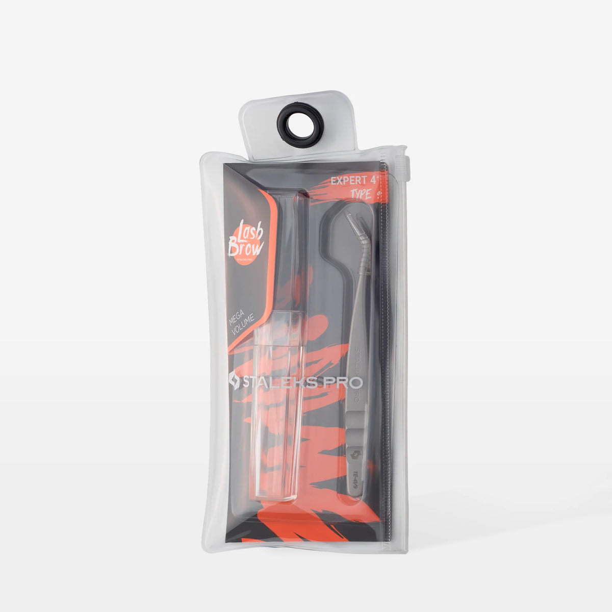STALEKS EXPERT 41 TYPE 9 Pinzetta professionale per allungamento delle ciglia, a forma di L, 35°